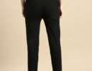 Solid Cotton Blend Pant for Women