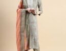 Silk Blend Kurti Set For Women's